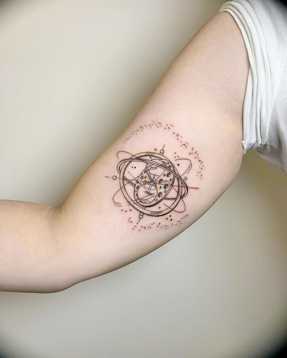 My own Harry Potter time turner tattoo It overwhelms me when I see how so  many others have potter tattoos aswell a  Harry potter tattoos Tattoos  Sleeve tattoos